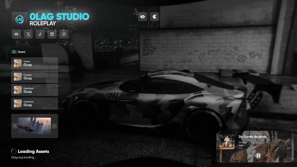 0Lag Loading Screen V2 - FiveM Script by 0Lag