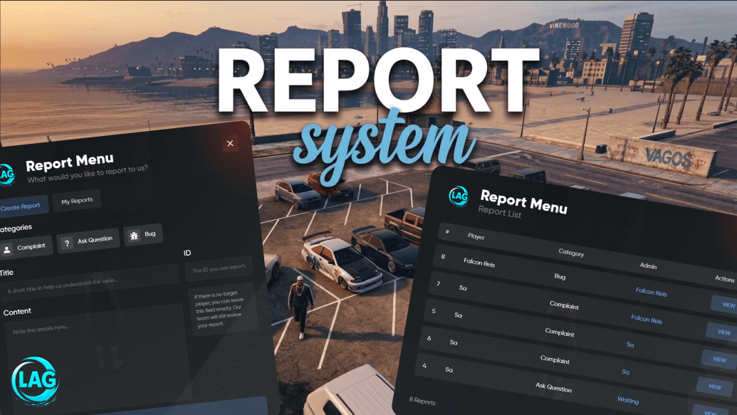 0Lag Report | [ESX,QB,QBOX]