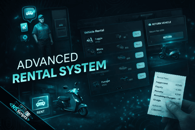 FiveM Vehicle Scripts – Garages, Keys & Handling