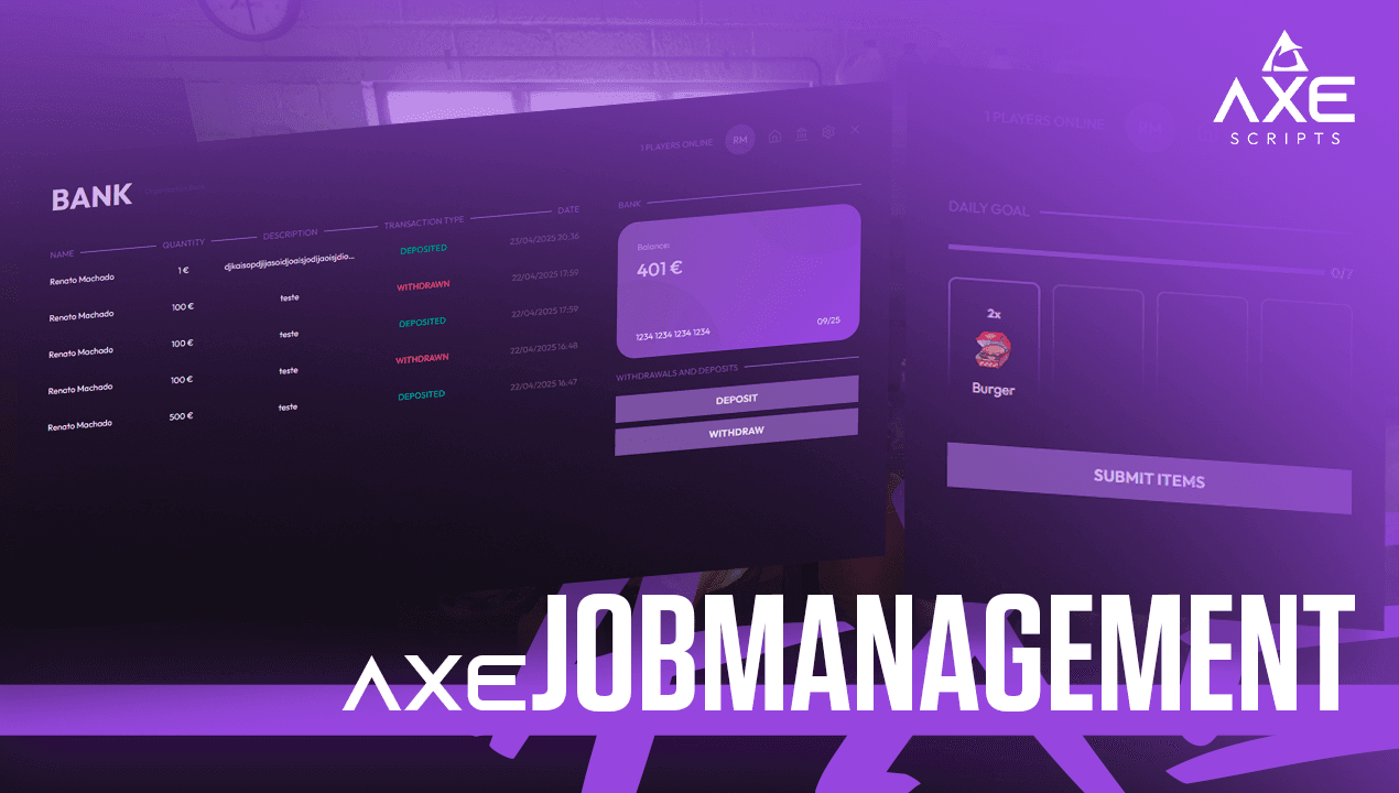 Axe Job Management