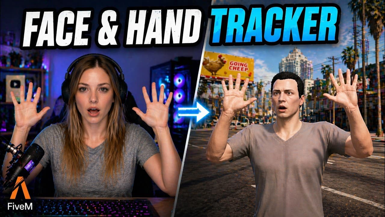 Face & Hand Tracking System  | QBCore/ESX/Qbox