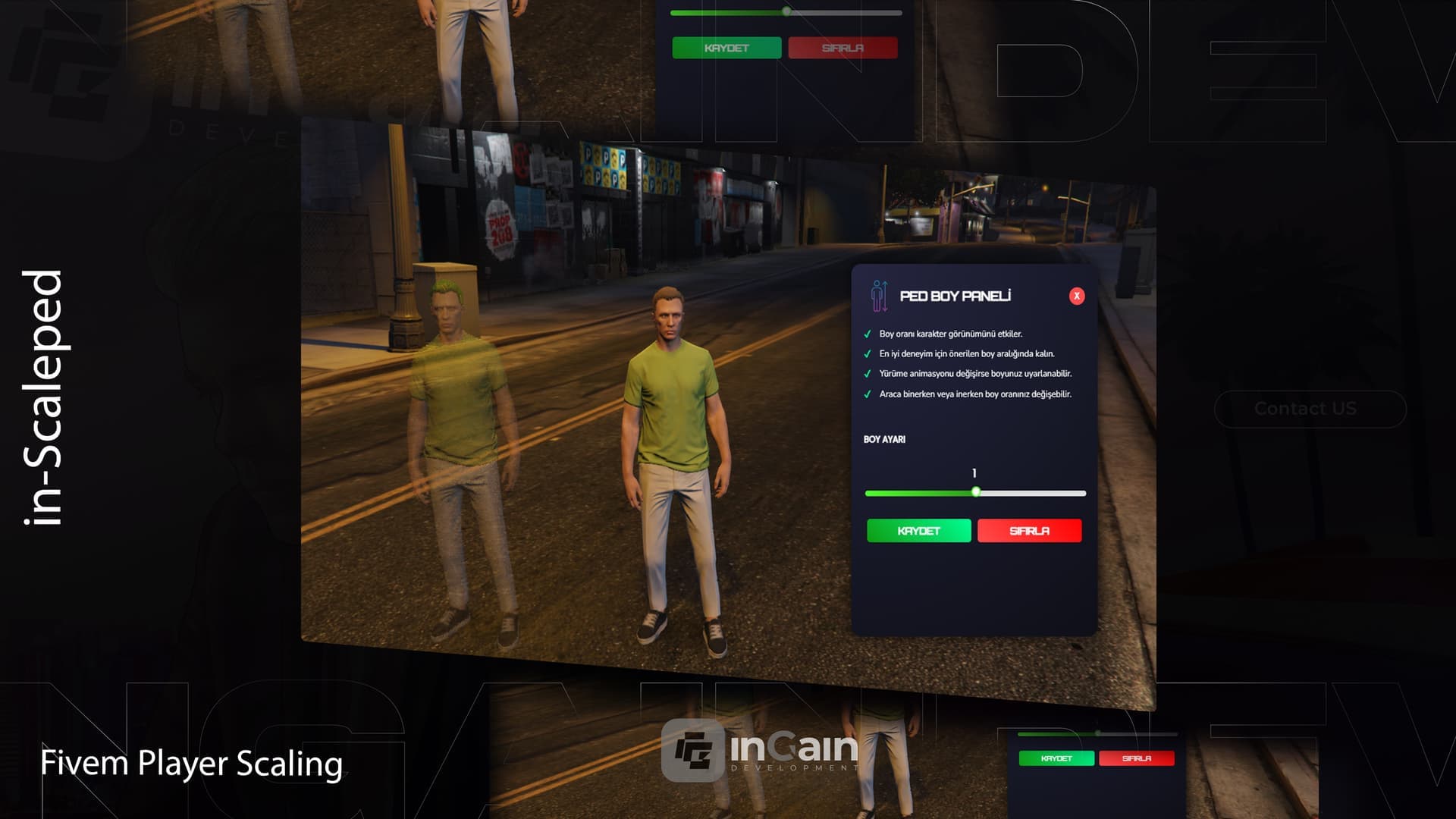 Fivem Player Scaling- inGain Scale Ped