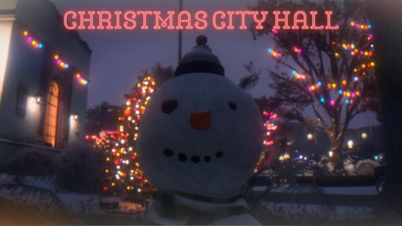 [FREE] Christmas City Hall Exterior