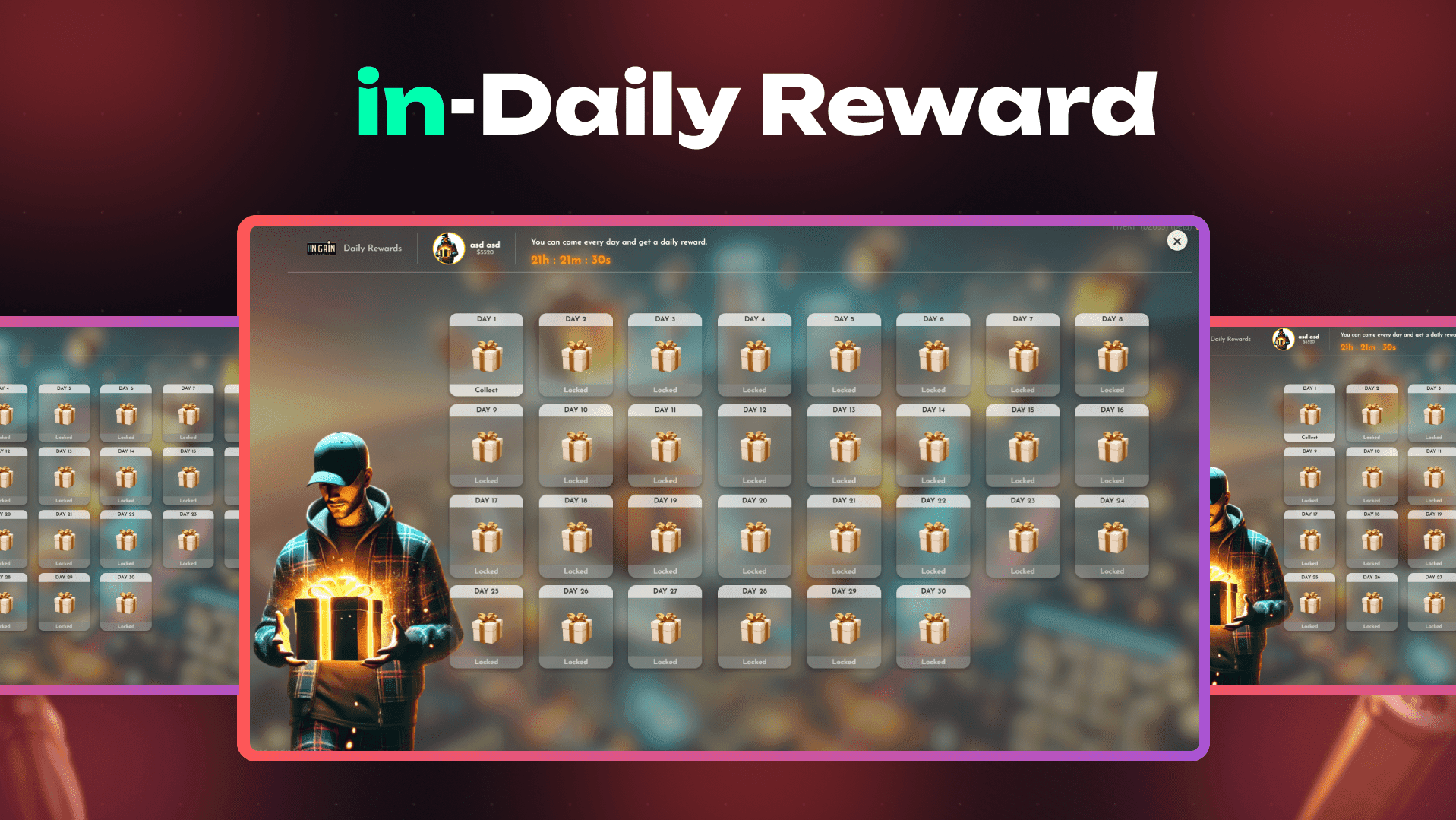 in-Daily Reward ( Open Source )
