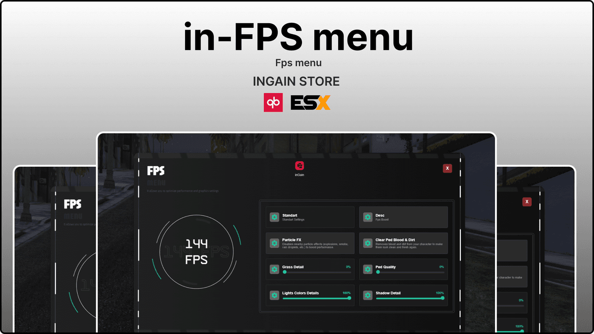 In-Fps Menu Script for FiveM | InGain