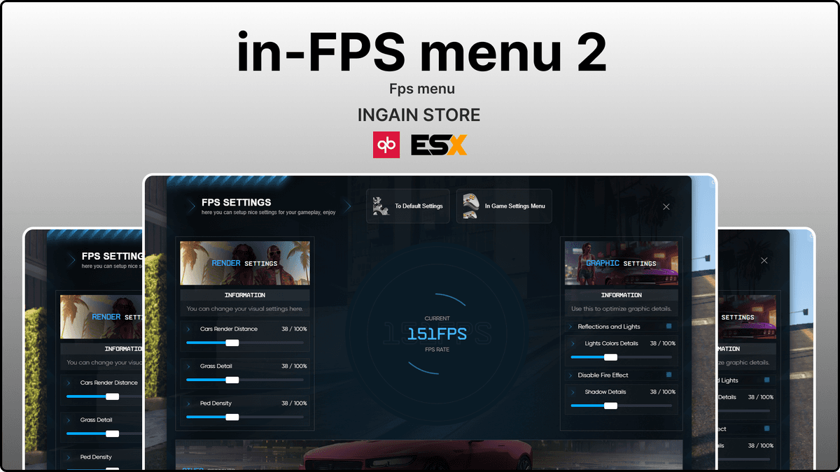 In-Fps Menu V2 - FiveM Script | InGain