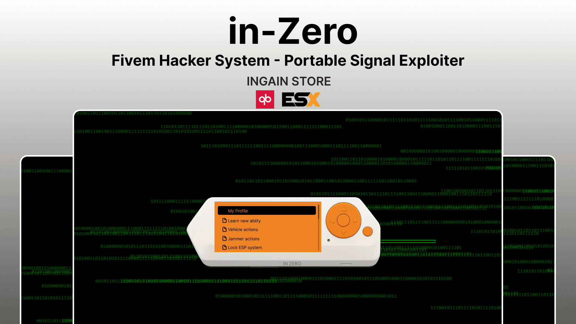 in-Zero - Fivem Hacker System | QB - Esx