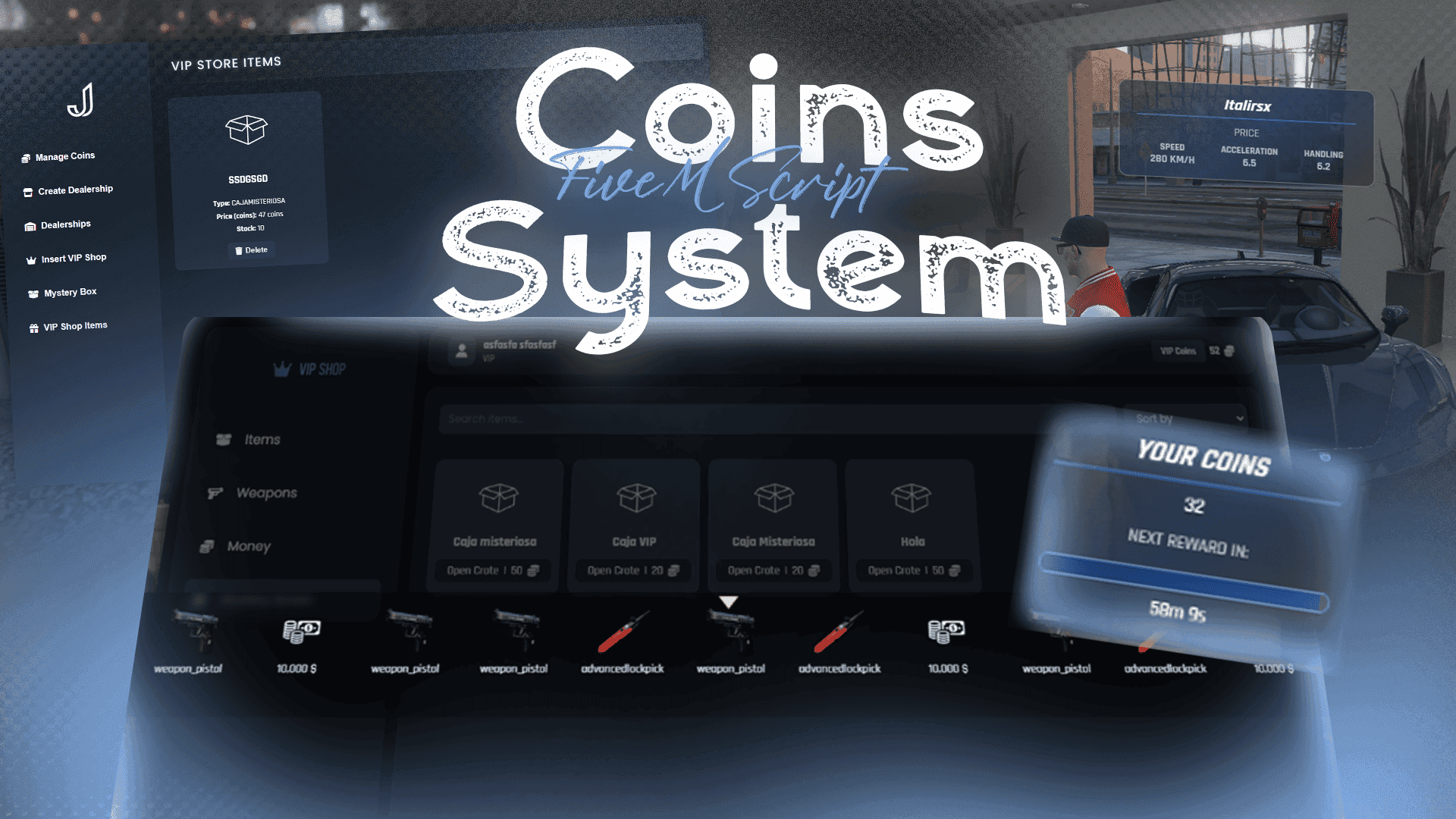 Jota Dev Coins System