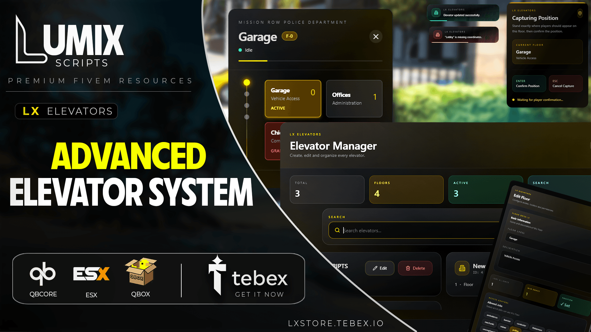 LX-ELEVATOR - ADVANCED ELEVATOR SYSTEM