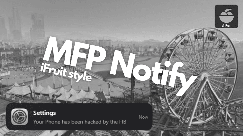 MFPScripts Notify System - Modern FiveM Notification Solution