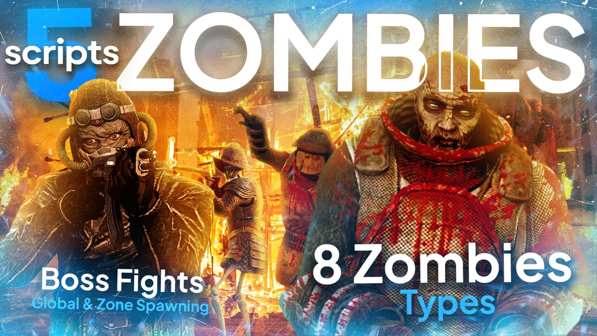 5scripts FiveM Zombie Survival Script – Complete Survival & AI System