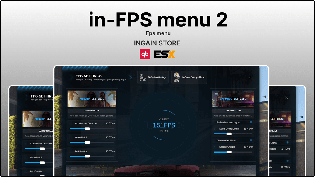 In-Fps Menu V2 - FiveM Script | InGain