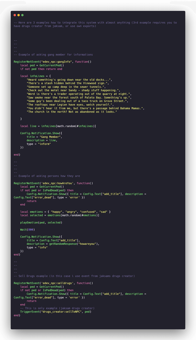 Npc Interaction Script NPC Interaction - FiveM Script by ewony